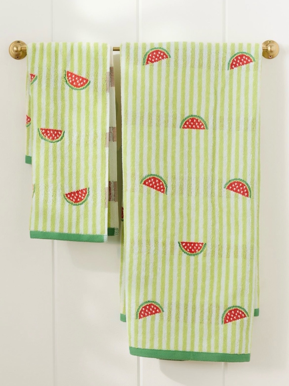 Anthropologie NWT Icon Cotton Hand Towel Watermelon